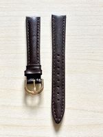 Braunes Echtleder Uhrenarmband 14mm - Top Zustand!