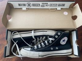 Converse All Star alte, nere, taglia 39.5 - Ottimo stato!