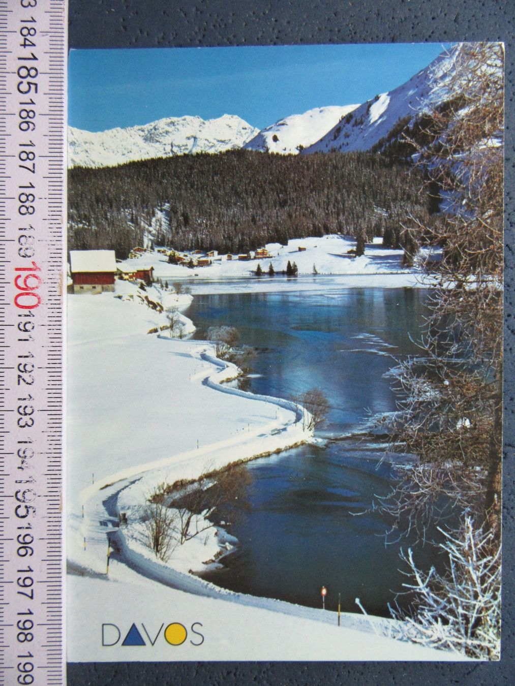 Cartoline postali: DAVOS WANDERWEGE AM DAVOSERSEE GR AK – Usato da Ettingen venduto da Hausi4711