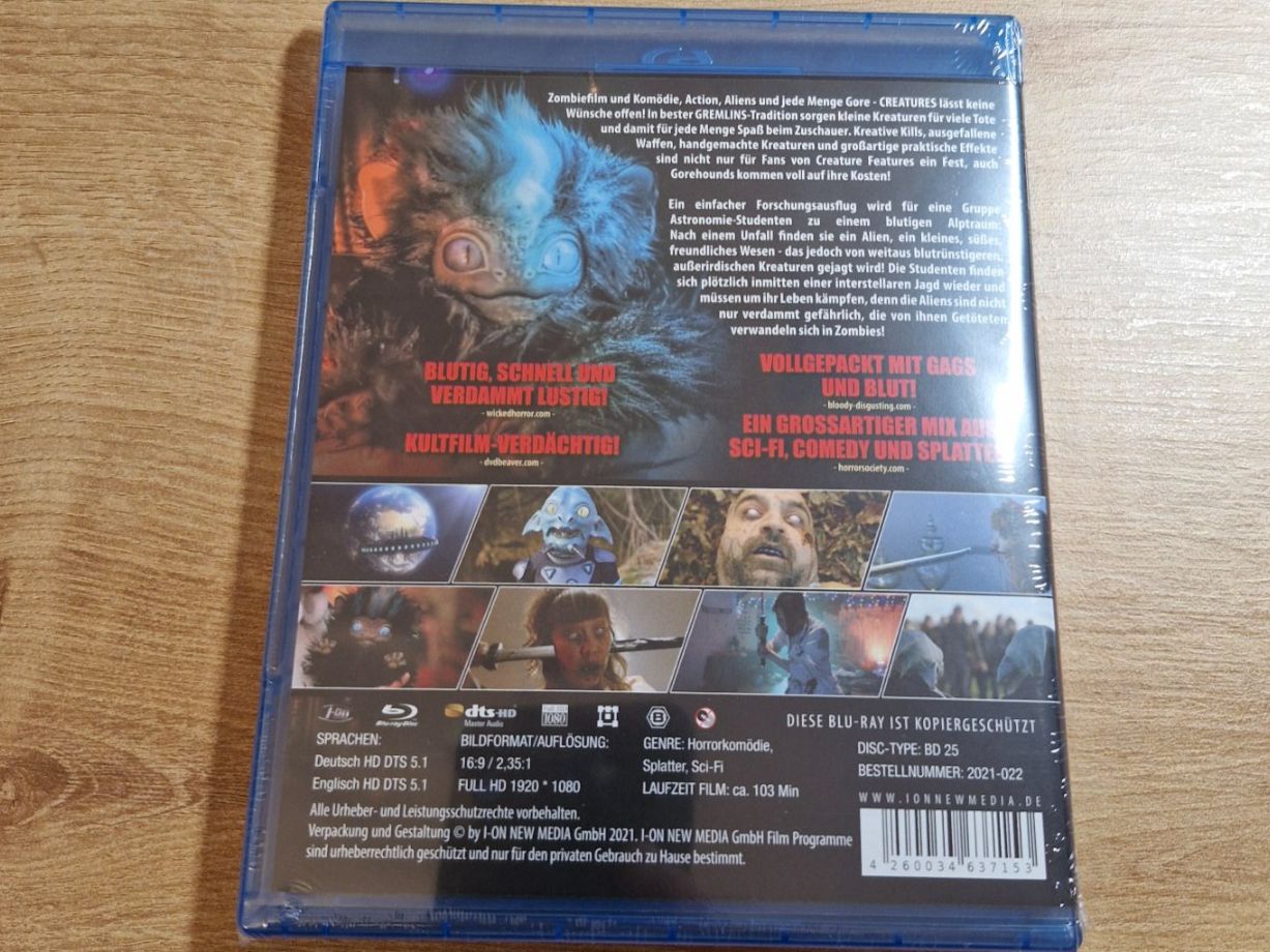 Alle DVDs: Creatures (2021) NEU OVP RAR Bluray – Neu und originalverpackt aus Pfungen von Whitie 1