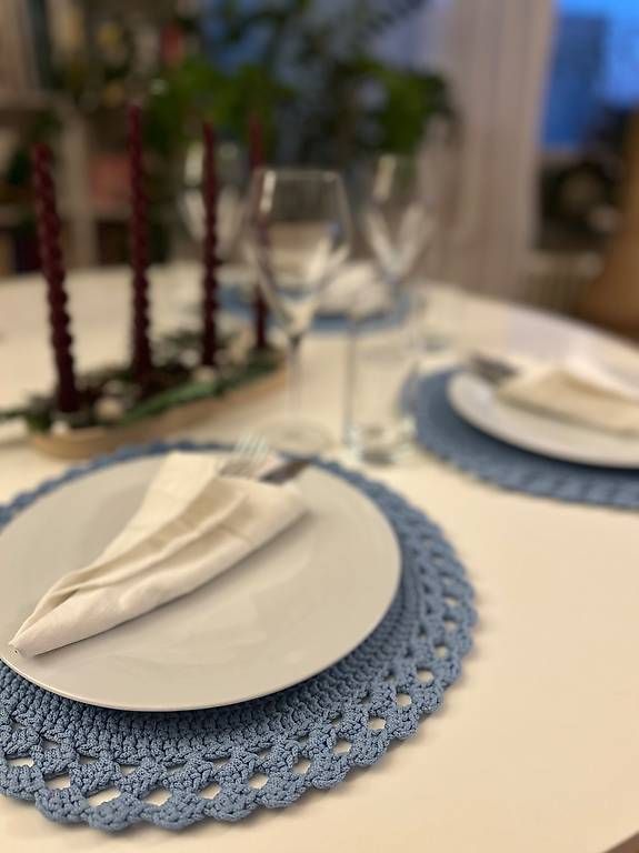 Toutes les décorations: Tischset / Tischdeko von Hand gehäkelt – Neuf avec emballage d'origine à Niederglatt ZH par Julia_4 4