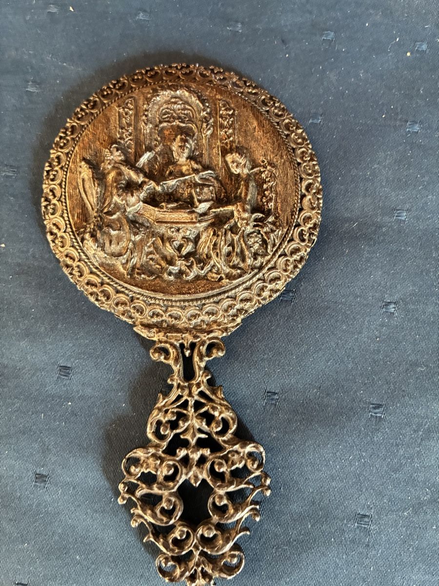 Miroirs: 2 antike Taschenspiegelein – D'occasion à Dornach par Rosengarten 2
