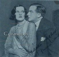 Cathleen Nesbitt (88-82) & Maurice Evans (01-89) Autogramm