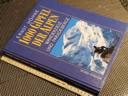 Buch 1000 GIPFEL DER ALPEN, Ernst Höhne, NEU