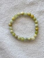 Perlenarmband grün gelb elastisch