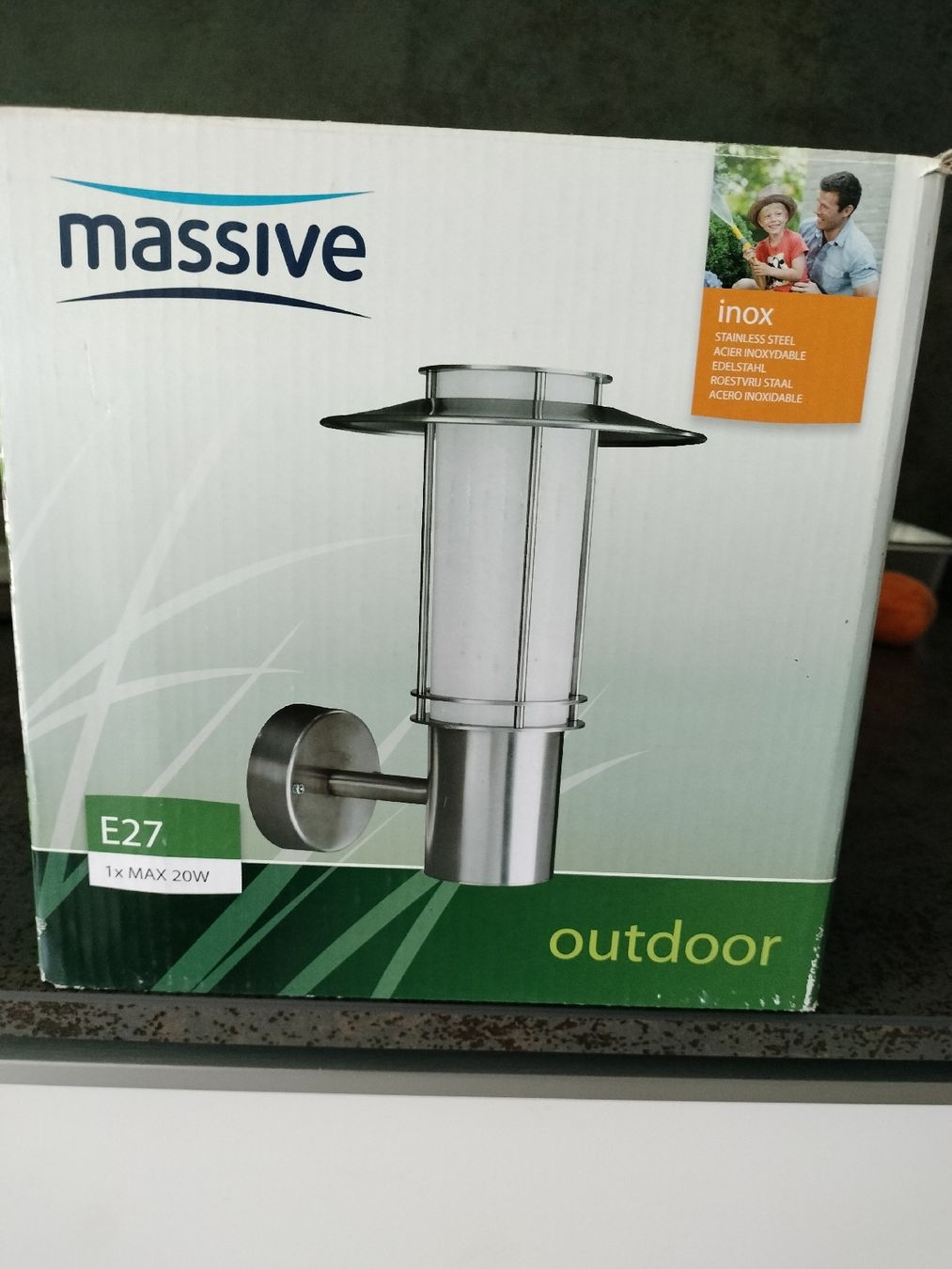 Lampen: Massive Monaco Aussenleuchte Edelstahl  270mm – Neu und originalverpackt aus Kefikon TG von Wmitch