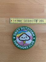 Daily Shitstorm Survivors Club Patch Sticker Aufnäher