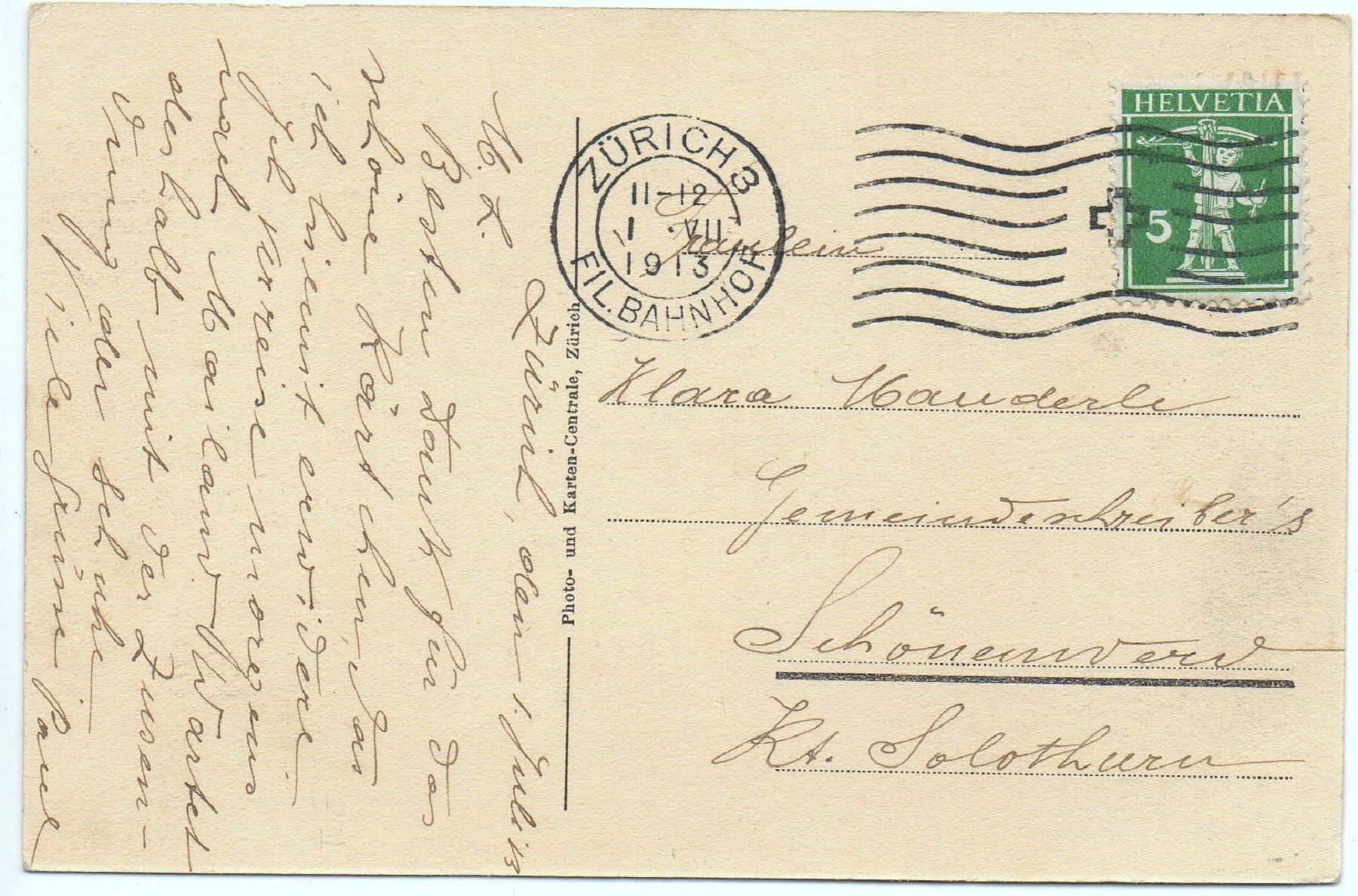 Cartoline postali: ZÜRICH Utoquai – Usato da Jona venduto da philajona 1