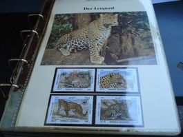 "Leopard", Afghanistan 1984, Satz lose **, FDC + Maximiumkar