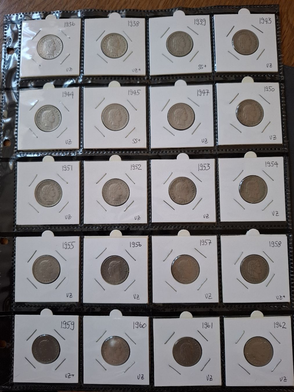 Tutti le monete: 20 Rappen Sammlung nr.46 – Usato da Hunzenschwil venduto da Hardrock6 2