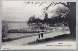 Genève, Restaurant lacustre au port de l'Ariana
