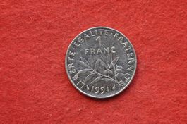 währung francaise 1991