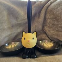 Gamelle pour chat Alessi - noire