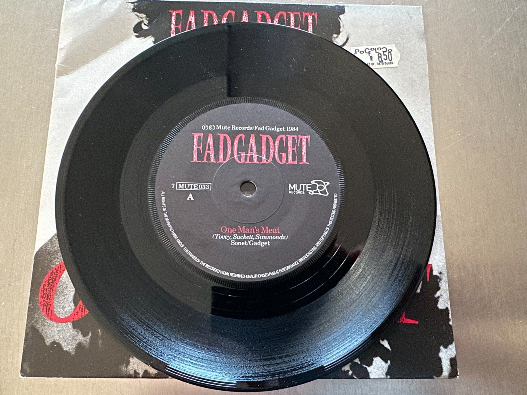 Dischi in vinile: FAD GADGET 7 ONE MAN'S MEAT – Usato da Sion venduto da jaipur1401 1
