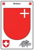 Blechschild-WAPPEN SCHWYZ
