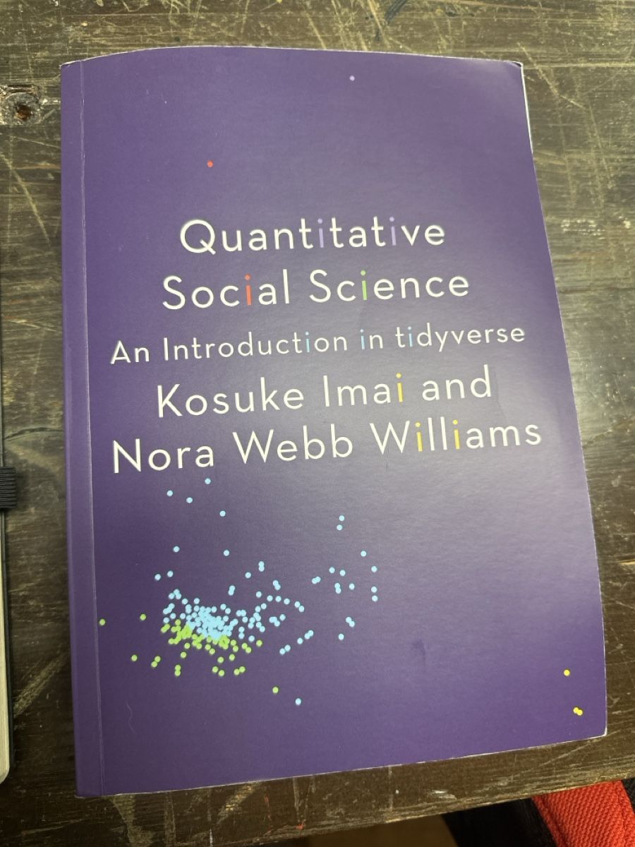 Libri: Quantitative Social Science (Imai&William) – Nuovo (secondo la descrizione) da Winterthur venduto da Andrin_Stoeckli