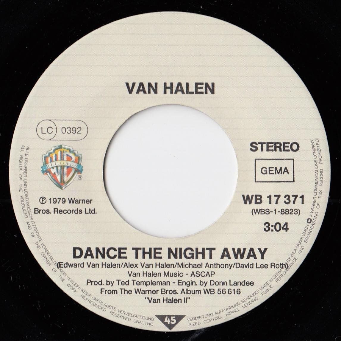 Schallplatten: Van Halen Vinyl Single von 1979 – Gebraucht aus Volketswil von Abcrecords 2