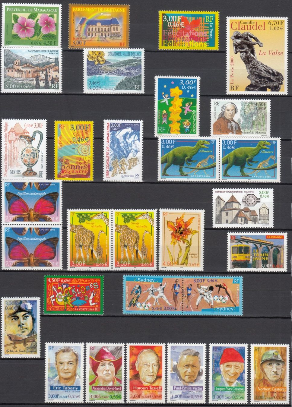 Tous les timbres: Frankreich 2000 postfrisch – D'occasion à Bürglen TG par StampGraf 4