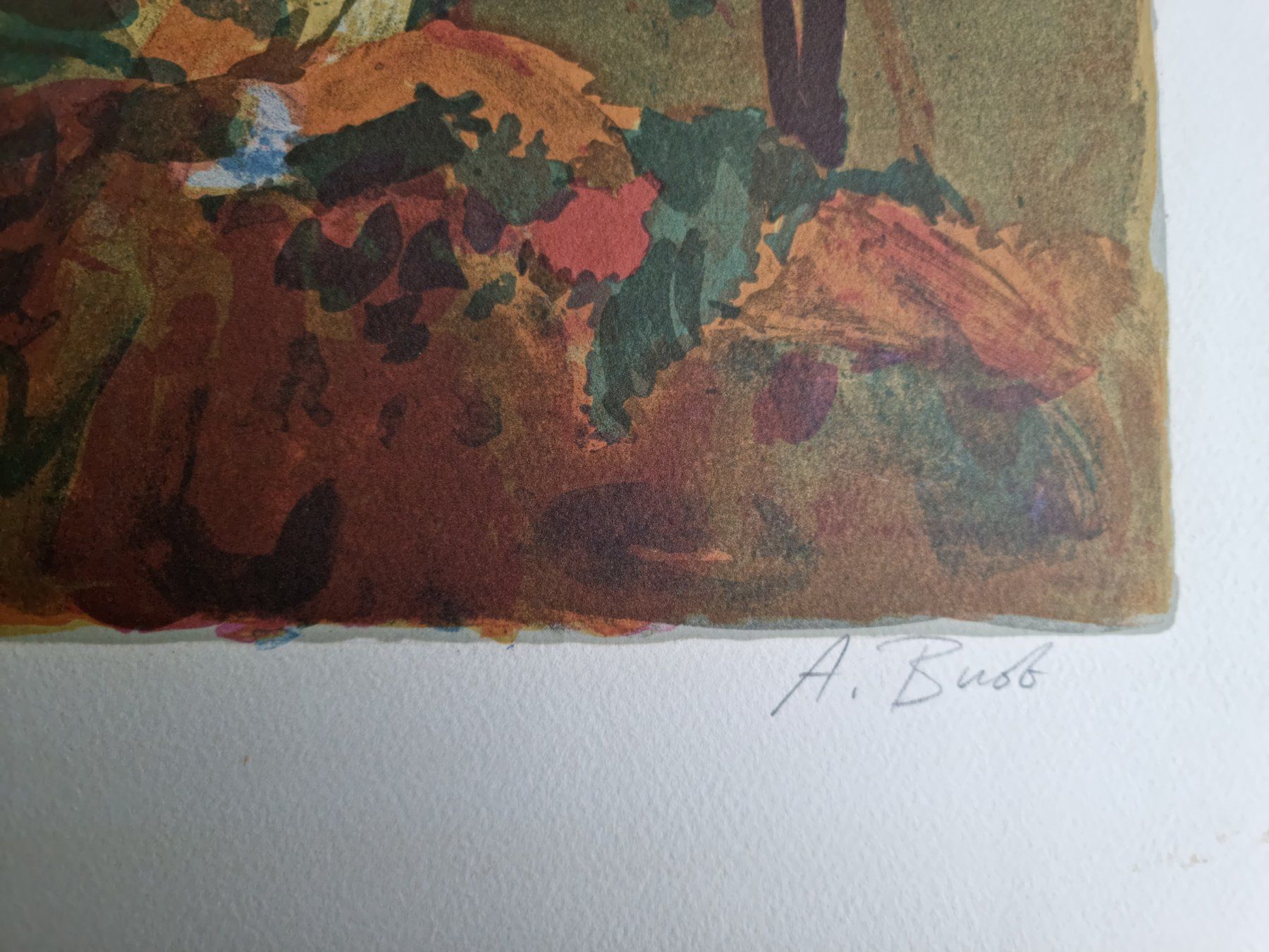 Grafiken & Lithographien: ANTON BUOB LITHOGRAPHIE SIGNIERT NUMMERIERT – Gebraucht aus Gersau von grafik-kunst 4