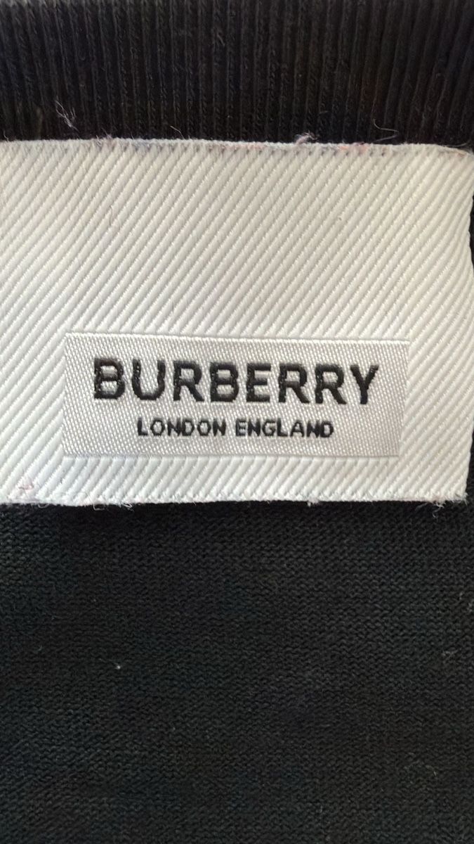 Burberry T-shirt: Burberry Tshirt Schwarz – Usato da Lachen SZ venduto da mima41 2