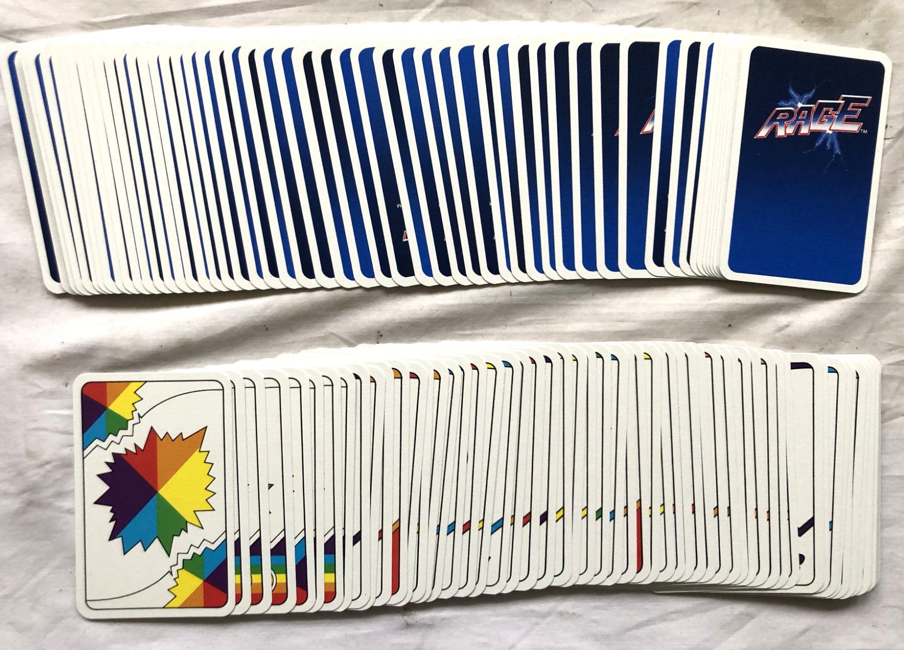 Mattel Giochi: RAGE - Kartenspiel - Mattel - 1992 – Usato da Schaffhausen venduto da durruti 2