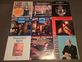 9 Schallplatten (LPs) – Klassik, Oper & Unterhaltung