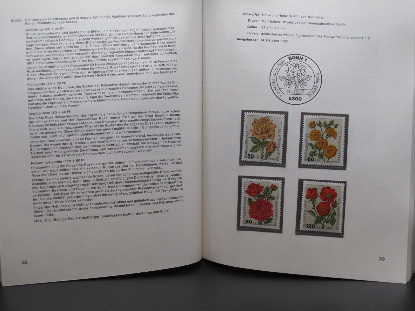 Album: BRD & Berlin 1982 Sonderpostwertzeichen buch ** – Usato da Wil SG venduto da fva01 3