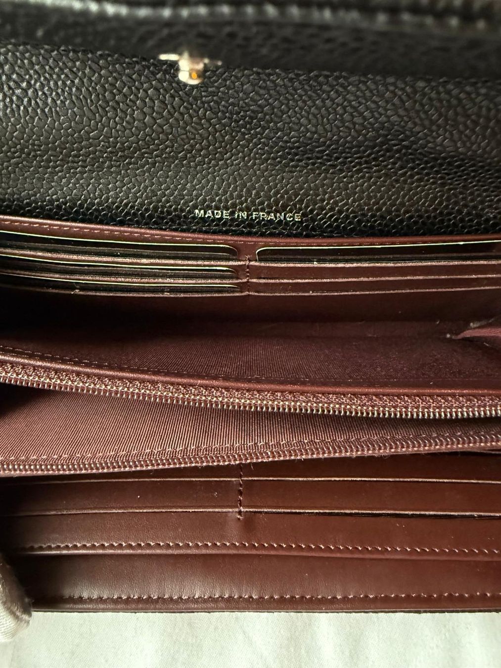 Chanel Portefeuilles: Chanel Portmonee, Kaviarleder mit silberner Hardware – D'occasion à Oberarth par SSS. 3