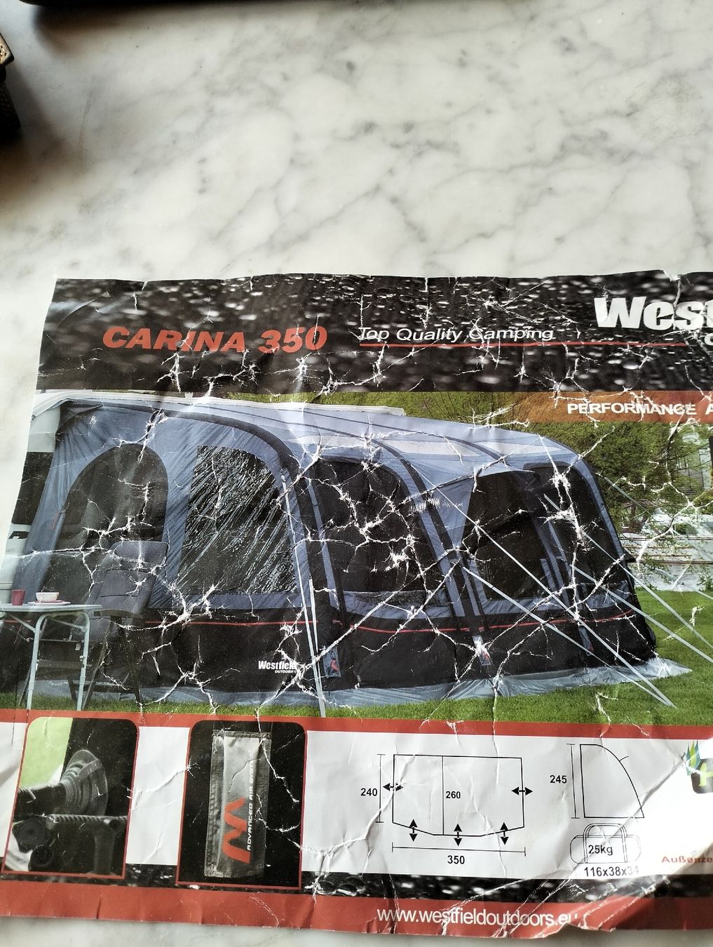 Westfield Verande & Tende da sole: Vorzelt für Wohnwagen – Usato da Egg (Flawil) venduto da motoguzzi63 8