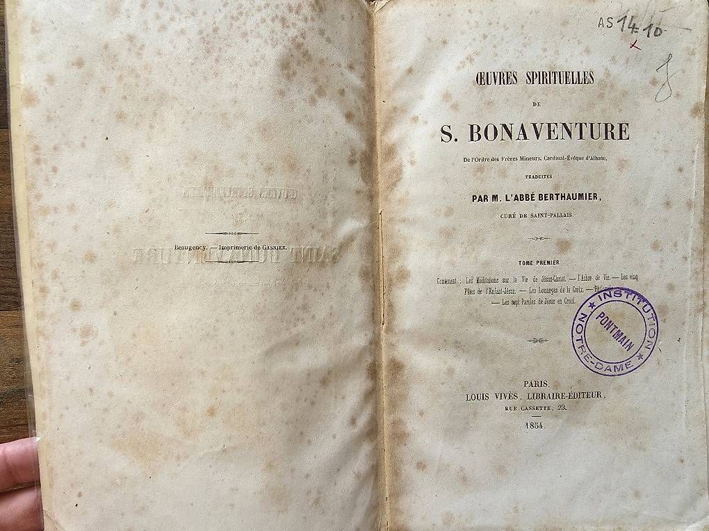 Livres: Oeuvres complètes de St Bonaventure – D'occasion à Neuchâtel par AlexCzh