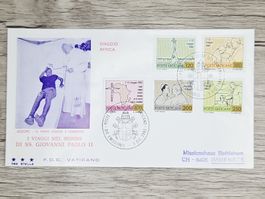 CL05 Enveloppe + Timbre Poste Vaticane 1981
