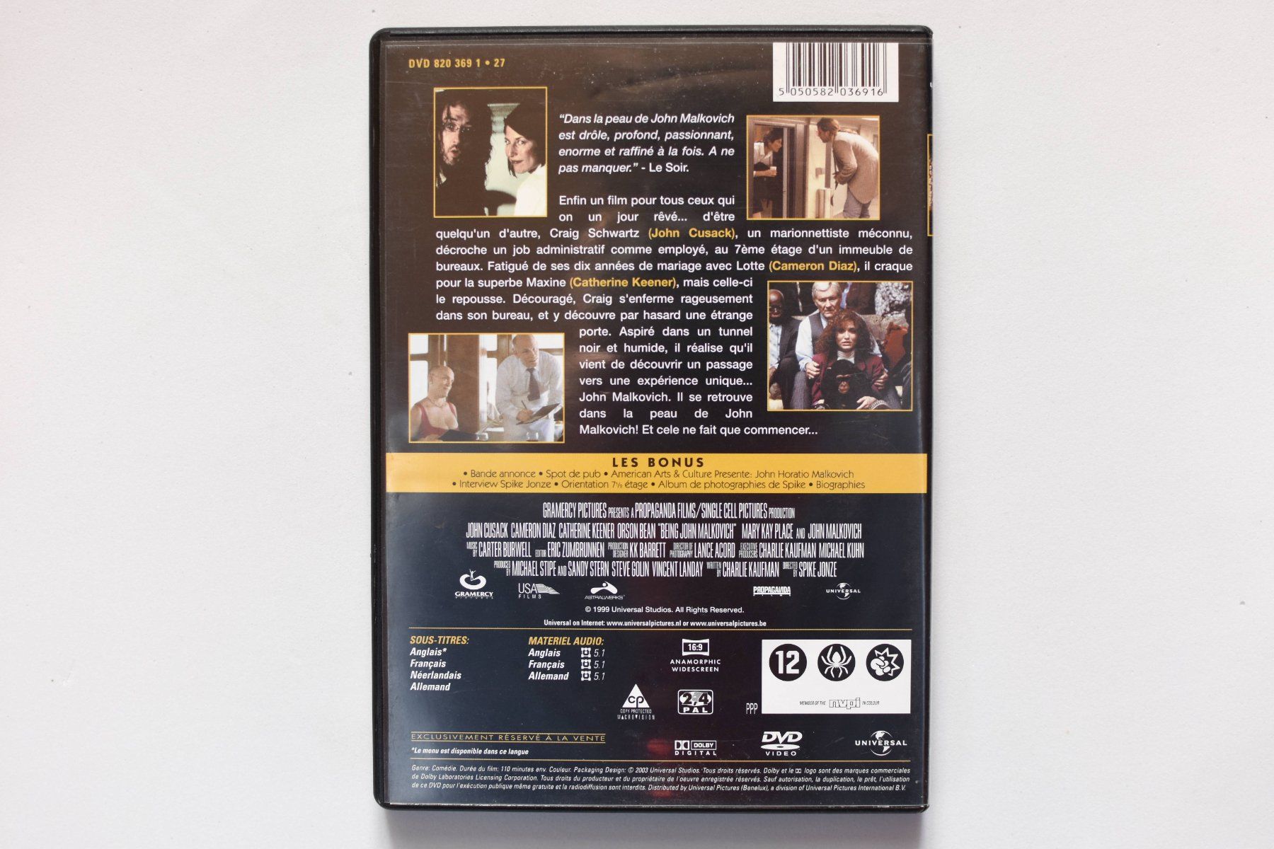 Tutti i DVDs: Being John Malkovich – Usato da Belmont-sur-Yverdon venduto da ag97 1