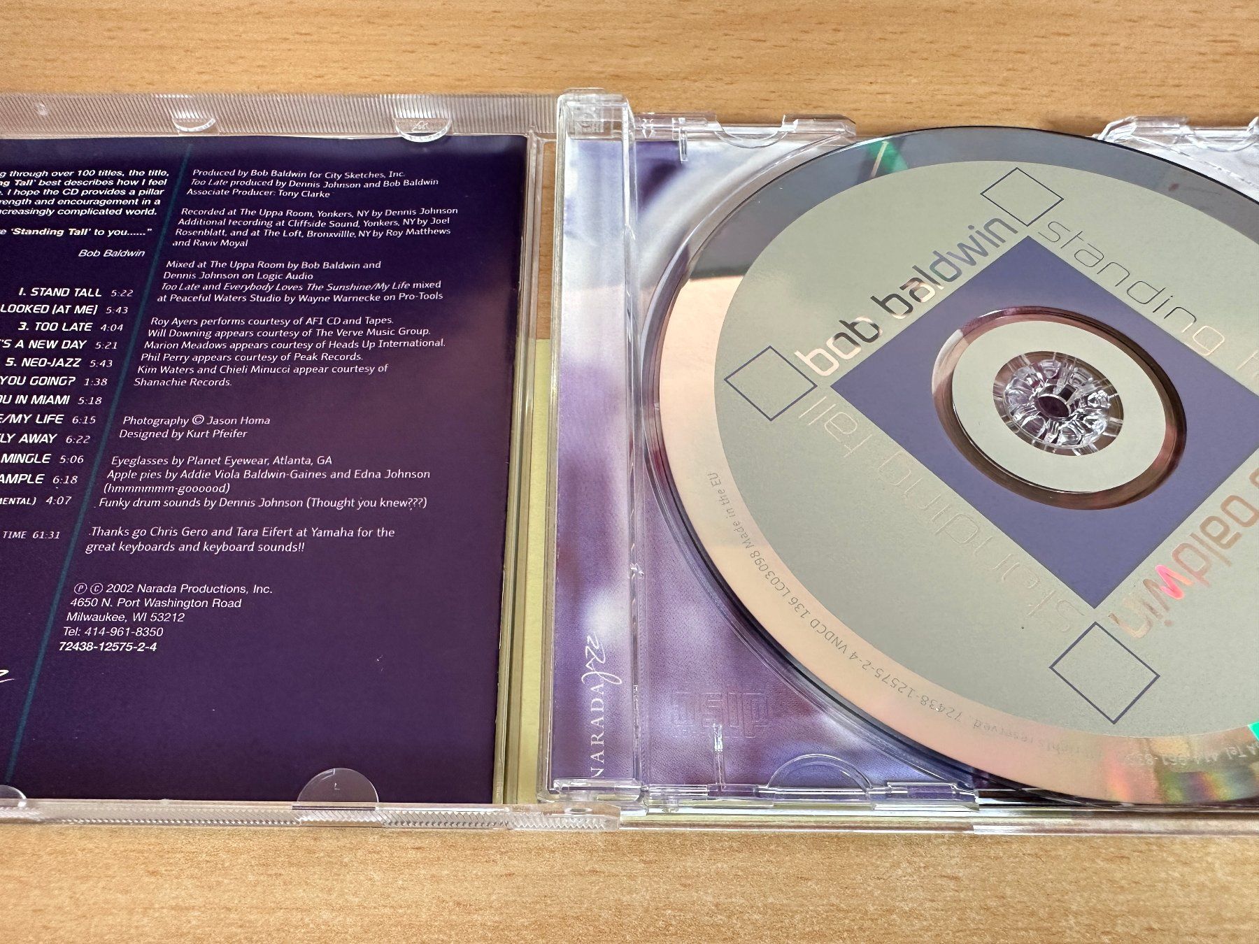 CD: Bob Baldwin – Standing Tall – Usato da Rikon im Tösstal venduto da Alpenmutz 2