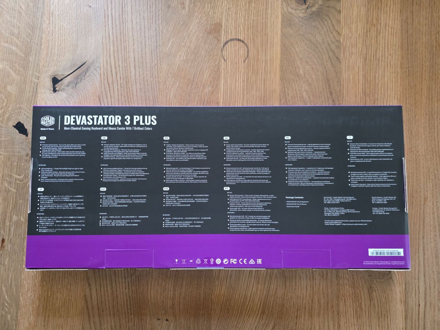 Tastaturen: Cooler Master Devastator 3 Plus Tastatur & Maus, Neu! – Neu und originalverpackt aus Kaltenbach von Kilian_9 1