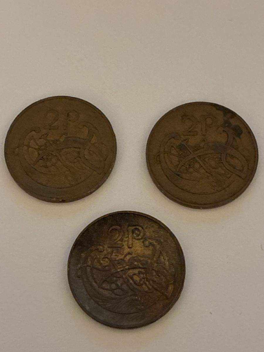 Tutti le monete: Nr. 26: 3 x 2 Pence, irisches Pfund, 1971 – Usato da Burgdorf venduto da Yakari5165 1