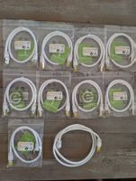 10× Primewire CAT 7 LAN-Kabel 0,5 m weiss
