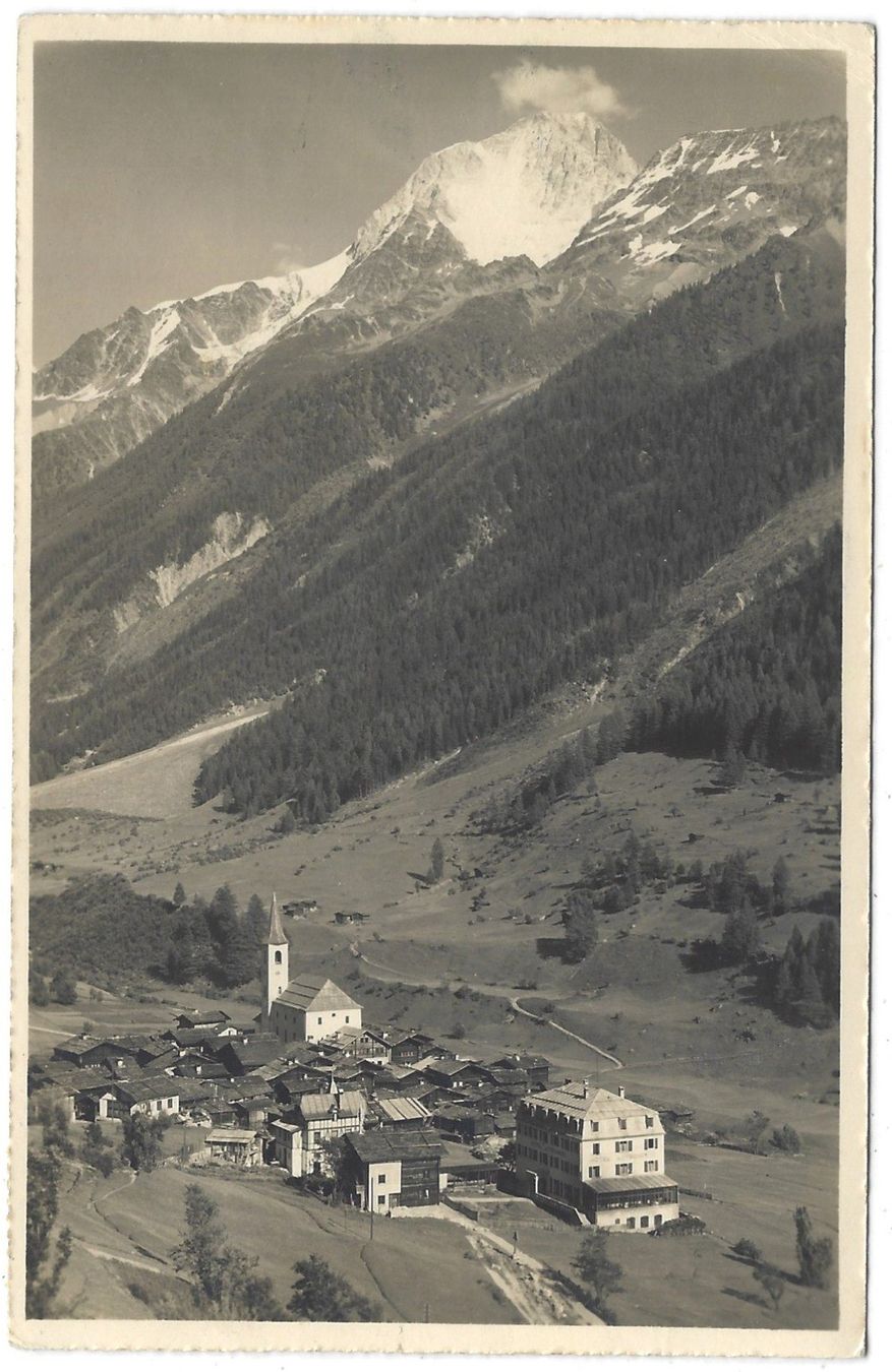 Cartoline postali: 5716     Kippel  in  Lötschen,   Bietschhorn. – Usato da Bütschwil venduto da Jackson1A