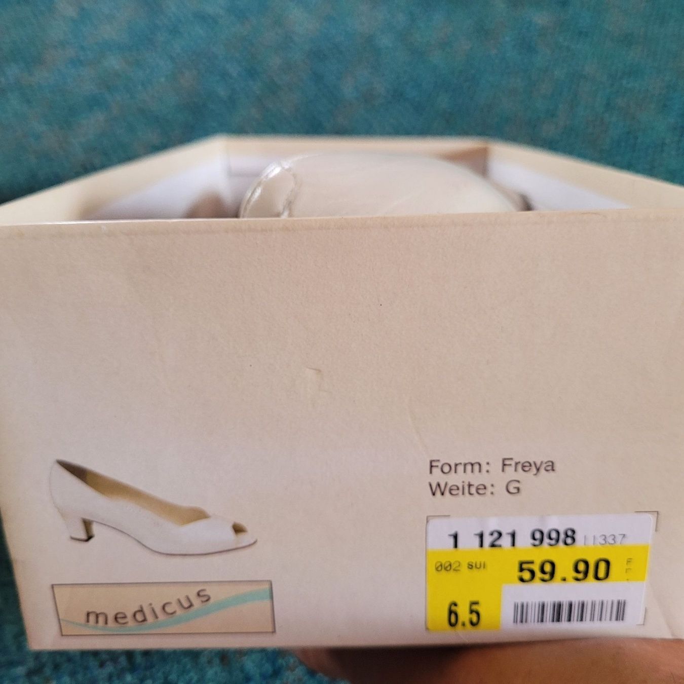 Scarpe da donna: beiger bequemer Pumps von Medicus – Usato da Hondrich venduto da Ebro01 4