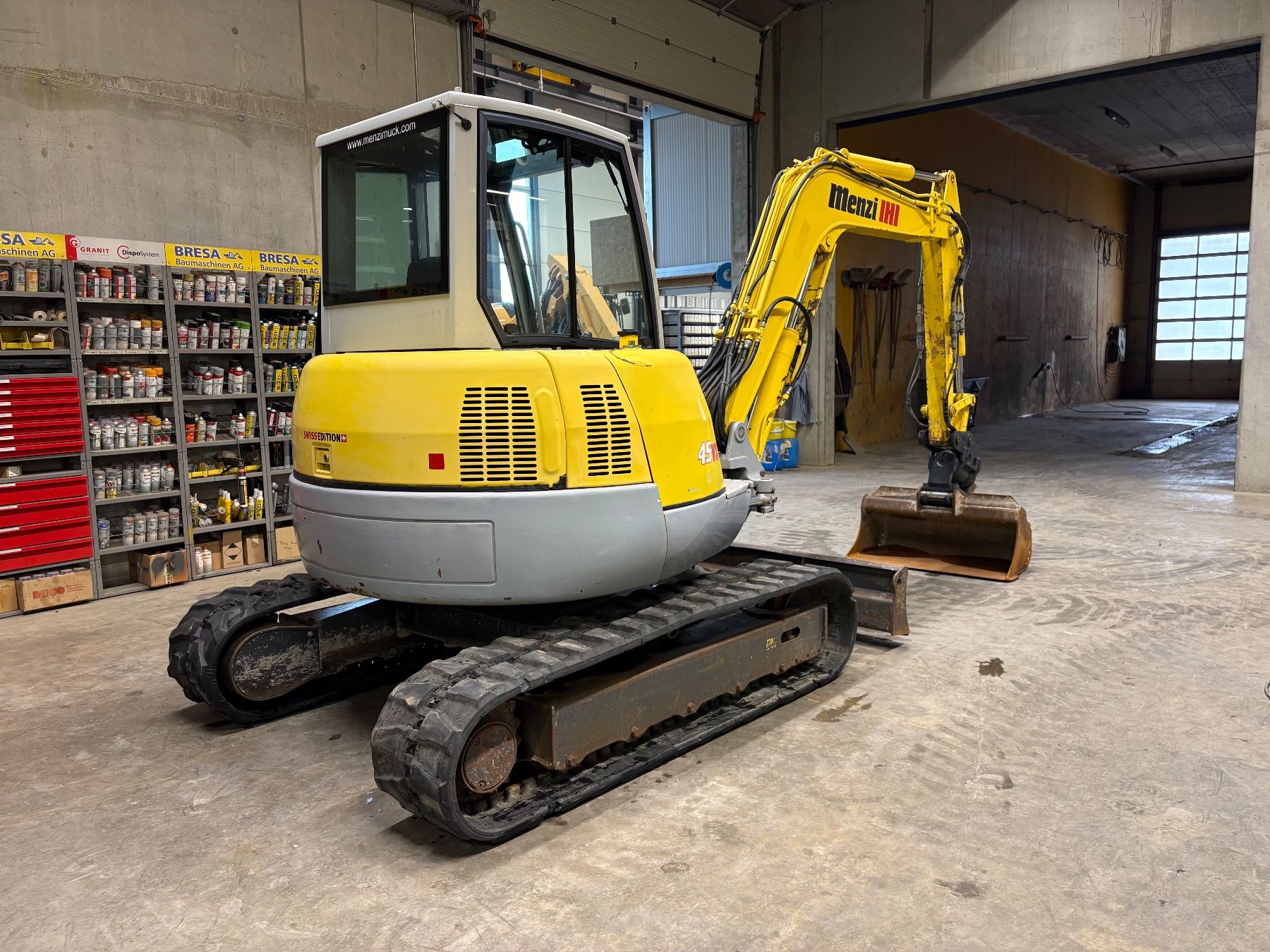 Menzi Muck Bagger: Bagger Menzi IHI 45 – Gebraucht aus St. Erhard von Bre-26 1
