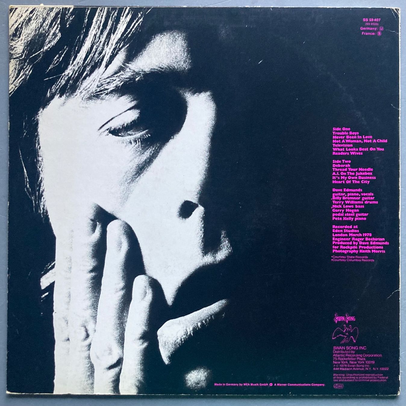 Dischi in vinile: DAVE EDMUNDS - TRACKS ON WAX 4 – Usato da Poliez-Pittet venduto da Newtown-Records 1