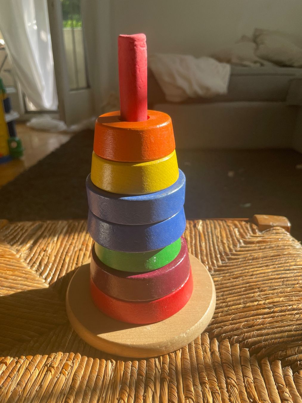 Spielzeuge: stapel turm aus holz – Gebraucht aus Schlieren von nad_jh9k