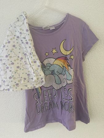My Little Pony Pyjama Shorts,  Shirt Gr. 134/140 Top!