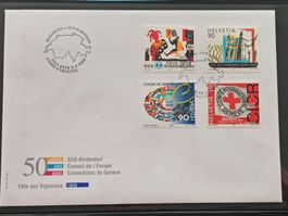 Ersttagsbrief, 50 Jahre SOS Kinderdorf, 1999