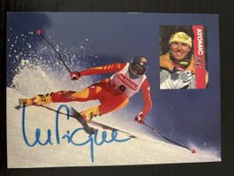 Autogrammkarte Michela Figini Ski Alpin signiert</div>