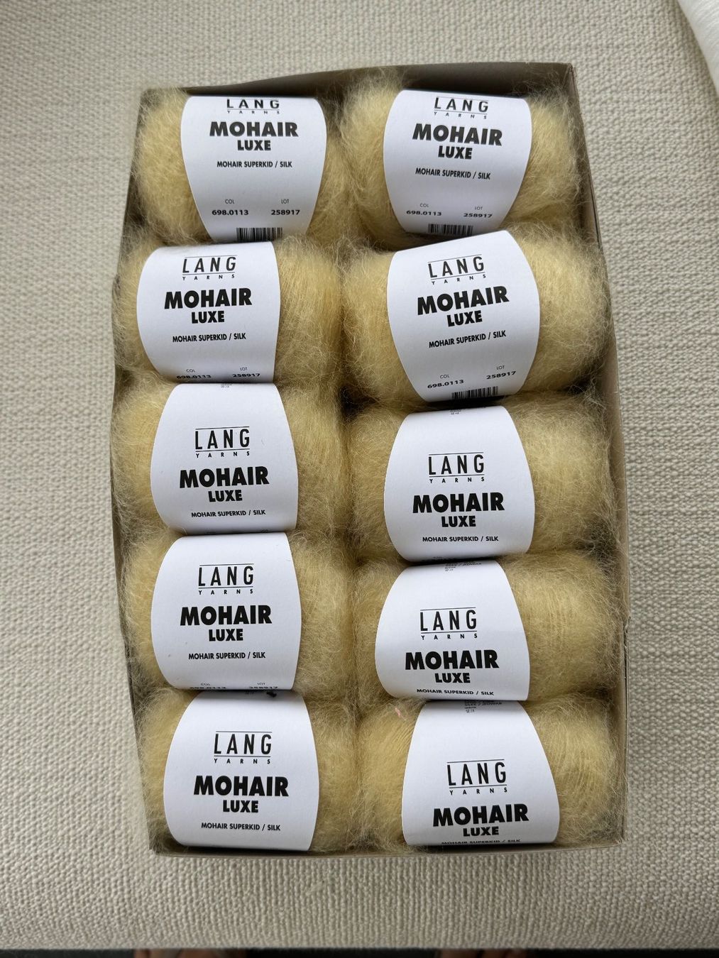 Mohair Mit Seide Wolle