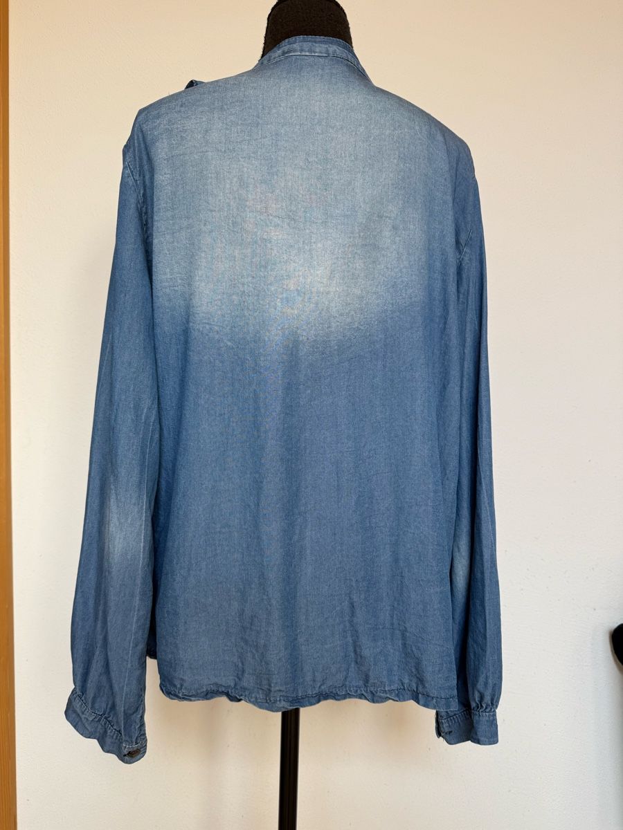 Camicette: Boho Rüschenbluse in Jeansoptik – Nuovo (secondo la descrizione) da Sigriswil venduto da ck56 3