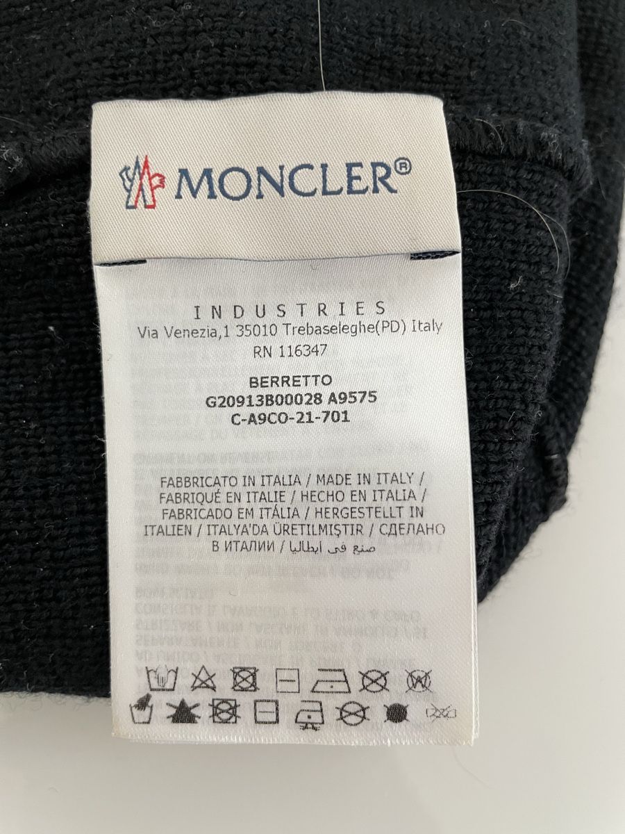 Moncler Copricapi, berretti & cappellini: Moncler Barretto Mütze – Usato da Reinach BL venduto da Dimitri00 2