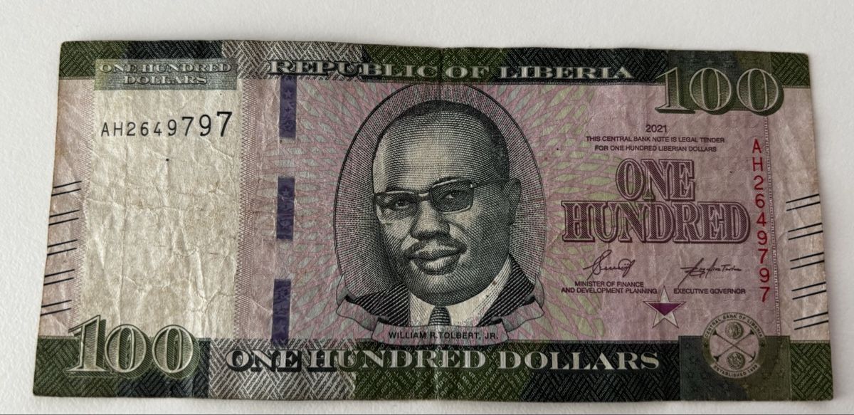 Banconote: Liberia 100 Dollars 2021 – Usato da Algetshausen venduto da Carrhard