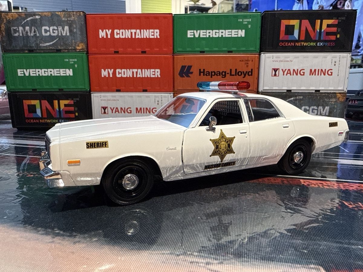 Dodge Modellautos: 1975 Dodge Coronet Sheriff / 1:24 – Neu und originalverpackt aus Basel von Zomeg 7