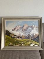 Gemälde mit Bergpanorama